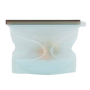 Reusable Silicone Food Storage Bags 4 PCS, Freezer Bags Food Bags Leakproof BPA Free for Vegetable, Fruit, Sandwich, Snack, Liquid, Travel