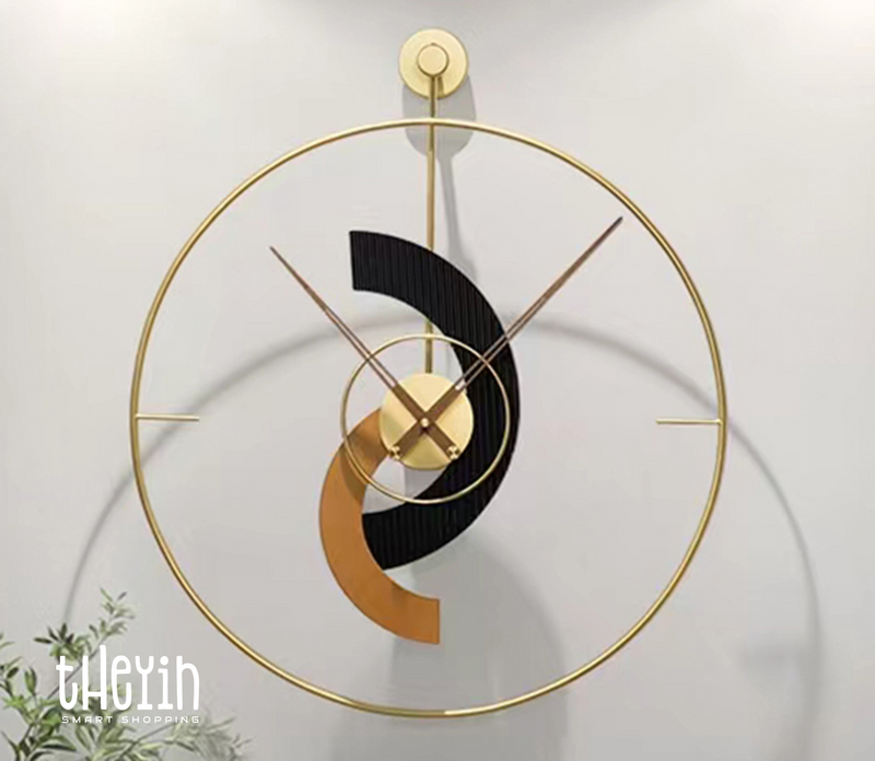 60cm SUPER SILENT Minimalist Modern To Classic Wall Clock, Quiet Non-Ticking Quartz Movement for Living Room, Office, Kitchen, Bedroom