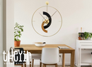 60cm SUPER SILENT Minimalist Modern To Classic Wall Clock, Quiet Non-Ticking Quartz Movement for Living Room, Office, Kitchen, Bedroom