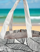 Beach Bag for Women, Large Summer Beach Tote Bag with Zipper and Rope Handle, Canvas Shoulder Handbags Travel Tote for Beach Travel Holiday Shopping Gym Bag