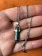 Natural Quartz Chakra Crystal Healing Point Cut Gemstone Pendant Reiki Necklace