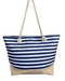 Beach Bag for Women, Large Summer Beach Tote Bag with Zipper and Rope Handle, Canvas Shoulder Handbags Travel Tote for Beach Travel Holiday Shopping Gym Bag