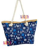 Beach Bag for Women, Large Summer Beach Tote Bag with Zipper and Rope Handle, Canvas Shoulder Handbags Travel Tote for Beach Travel Holiday Shopping Gym Bag