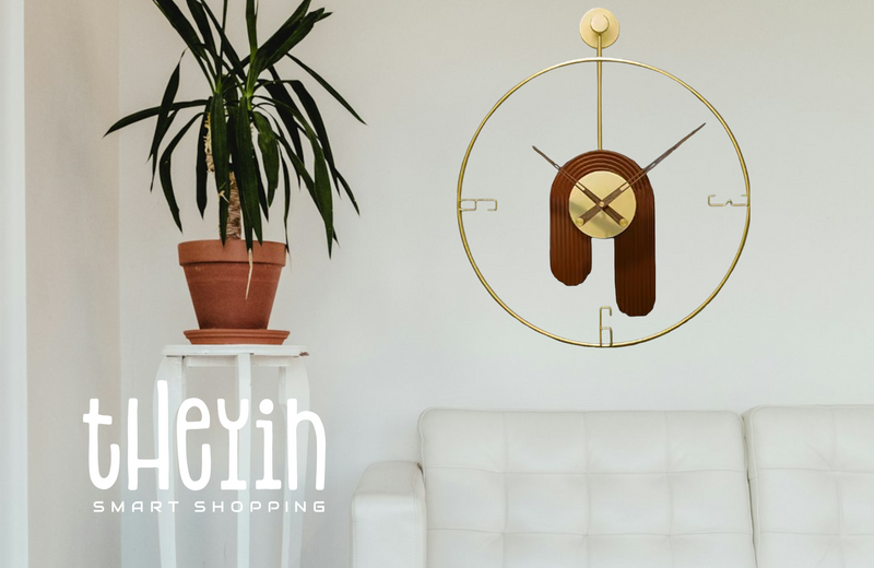 60cm SUPER SILENT Minimalist Modern To Classic Wall Clock, Quiet Non-Ticking Quartz Movement for Living Room, Office, Kitchen, Bedroom