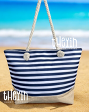 Beach Bag for Women, Large Summer Beach Tote Bag with Zipper and Rope Handle, Canvas Shoulder Handbags Travel Tote for Beach Travel Holiday Shopping Gym Bag