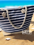 Beach Bag for Women, Large Summer Beach Tote Bag with Zipper and Rope Handle, Canvas Shoulder Handbags Travel Tote for Beach Travel Holiday Shopping Gym Bag