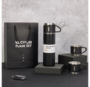 Vacuum Insulated Flask 500ml Thermo Bottle with 3 Cups Stainless Steel, Leak Proof, Coffee Tumbler, Travel Mug