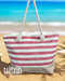 Beach Bag for Women, Large Summer Beach Tote Bag with Zipper and Rope Handle, Canvas Shoulder Handbags Travel Tote for Beach Travel Holiday Shopping Gym Bag