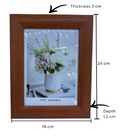 Set 0f 2 High Density Wood Picture Frame Photo Frame 4x6 inch / 5x7 inch