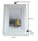 Set 0f 2 High Density Wood Picture Frame Photo Frame 4x6 inch / 5x7 inch