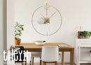 60cm SUPER SILENT Minimalist Modern To Classic Wall Clock, Quiet Non-Ticking Quartz Movement for Living Room, Office, Kitchen, Bedroom