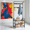 Vintage Industrial Coat Rack with Shoe Storage Bench – Entryway Organizer with Hooks &amp; Shelf – Hall Tree for Hallway, Mudroom, Bedroom, Hallway Organizer