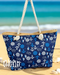 Beach Bag for Women, Large Summer Beach Tote Bag with Zipper and Rope Handle, Canvas Shoulder Handbags Travel Tote for Beach Travel Holiday Shopping Gym Bag