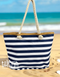 Beach Bag for Women, Large Summer Beach Tote Bag with Zipper and Rope Handle, Canvas Shoulder Handbags Travel Tote for Beach Travel Holiday Shopping Gym Bag