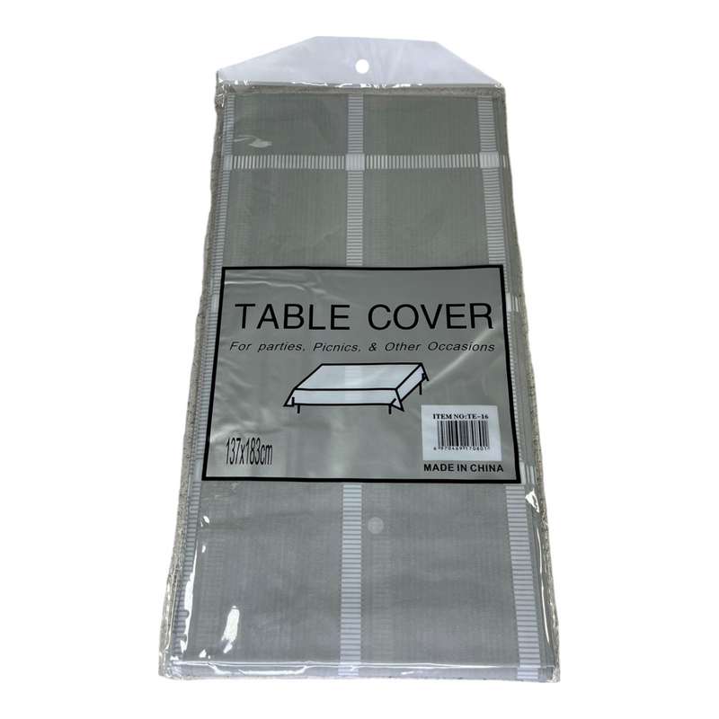 Large Plastic Rectangle Table Cover Cloth Wipe Clean Party Table Cover Tableware