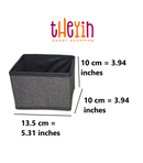 4-Piece Foldable Drawer Organiser Storage Boxes – Tidy Divider for Wardrobe