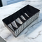 4x Foldable Organiser Drawer Storage Box Tidy Divide Wardrobe Bra Underwear Sock