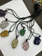 Raw Crystal Necklace Natural Stone Necklace Crystal Necklace Chunky Crystal