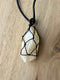 Raw Crystal Necklace Natural Stone Necklace Crystal Necklace Chunky Crystal