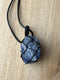 Raw Crystal Necklace Natural Stone Necklace Crystal Necklace Chunky Crystal