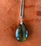 Gemstone Pendant Necklace Natural Healing Crystal Chakras Stone, Tears Pendant