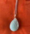 Gemstone Pendant Necklace Natural Healing Crystal Chakras Stone, Tears Pendant