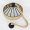 30cm Vintage Industrial Loft Hemp Rope Iron Pendant Ceiling Light