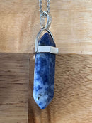 Natural Quartz Chakra Crystal Healing Point Cut Gemstone Pendant Reiki Necklace