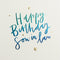 Paperlink Cloud Nine Son-in-Law Contemporary Birthday Card from Foil & Embossed Finish - for Him