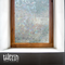 2m Rainbow Frosted Privacy Window Film, Bubble Free, Stained Cling Static Glass Covering for Home & Office