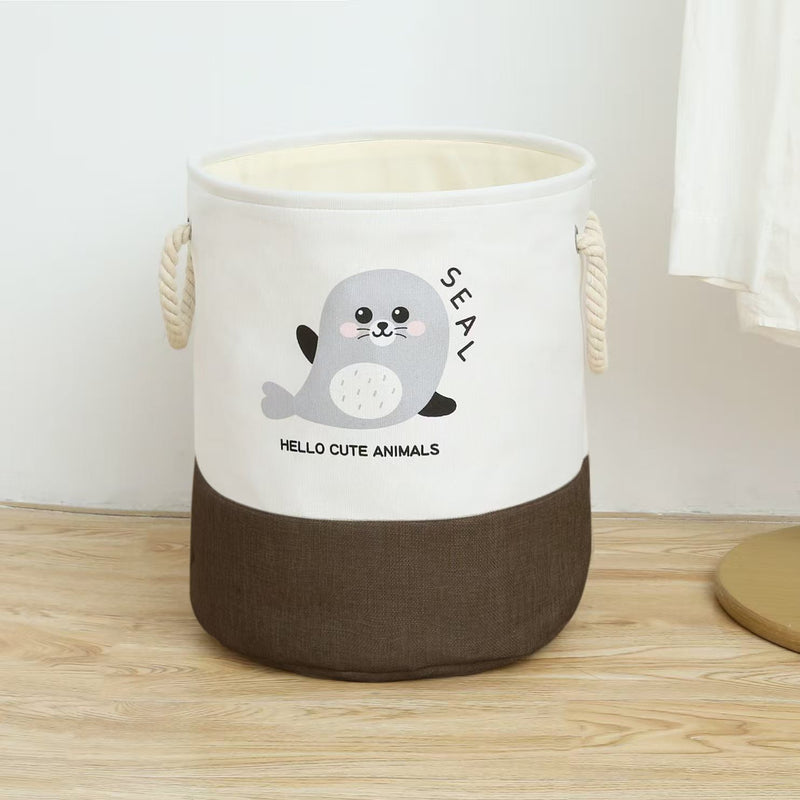 Kids Storage Basket Large Foldable Laundry Basket Hamper Storage Box for Storage Clothes Toys in Children's Room