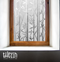 2m Bamboo Frosted Privacy Window Film, Bubble Free, Stained Cling Static Glass Covering for Home & Office