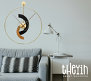 60cm SUPER SILENT Minimalist Modern To Classic Wall Clock, Quiet Non-Ticking Quartz Movement for Living Room, Office, Kitchen, Bedroom