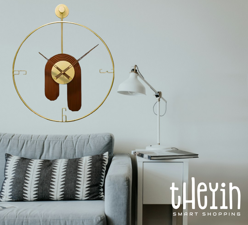 60cm SUPER SILENT Minimalist Modern To Classic Wall Clock, Quiet Non-Ticking Quartz Movement for Living Room, Office, Kitchen, Bedroom