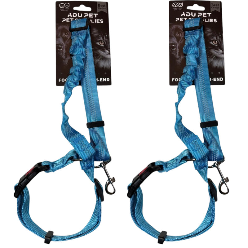 UK Seller: Pet Dog Travel Seat Belt Car Safety Harnesses Lead Adjustable Restraint Strap