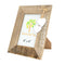 Rustic Driftwood Wooden Picture Frame: 4x6 Inch, Natural Wood Finish with Charming White Hearts