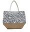 Leaves Jute Tote Shoulder Bag for Women