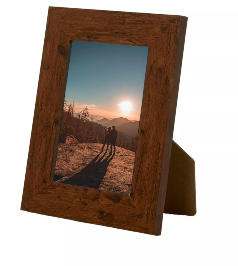 8 x 6 inch Charming Wooden Photo Frame Made of High Quality MDF, Rustic Elegance