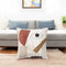 2x Abstract Face Design Cushion Cover 18x18" Cushion Cover
