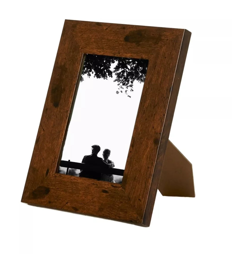 8 x 6 inch Charming Wooden Photo Frame Made of High Quality MDF, Rustic Elegance