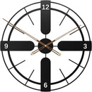 60cm SUPER SILENT Modern To Classic Wall Clock, Quiet Non-Ticking Quartz Movement for Living Room, Office, Kitchen, Bedroom