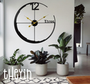 60cm SUPER SILENT Minimalist Modern To Classic Wall Clock, Quiet Non-Ticking Quartz Movement for Living Room, Office, Kitchen, Bedroom