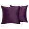 Pack of 2 Velvet Soft Square Throw Pillow Case Cushion Covers Luxury Pillowcases for Sofa Bedroom Livingroom 18x18 Inch 45x45cm