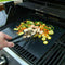 4 BBQ Grill Mats Reusable Non-Stick Oven Liners Cooking Barbecue Baking (2 Black and 2 Copper