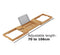 Bath Caddy Tray Bamboo Bathtub Organizer Tablet Holder Adjustable, Suitable for Most UK Baths