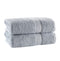 Light Grey Towels Set of 2 Bath Premium Turkish Cotton Towels