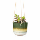 Premium Quality Mojave Glaze Green Hanging Planter