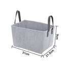 Shelf Box Organizer Laundry Bag Closet Toy Book Hamper Felt Storage Basket