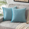 Pack of 2 Velvet Soft Square Throw Pillow Case Cushion Covers Luxury Pillowcases for Sofa Bedroom Livingroom 18x18 Inch 45x45cm