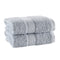 Light Grey Towels Set of 2 Hand Premium Turkish Cotton Towels